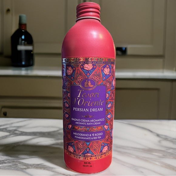 Tesori L’Oriente Other - Tesori L’Oriente Persian Dream Aromatic Bath Cream Pomegranate & Red Tea 16.9 fl